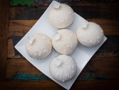 White Wedding- hand piped cupcakes